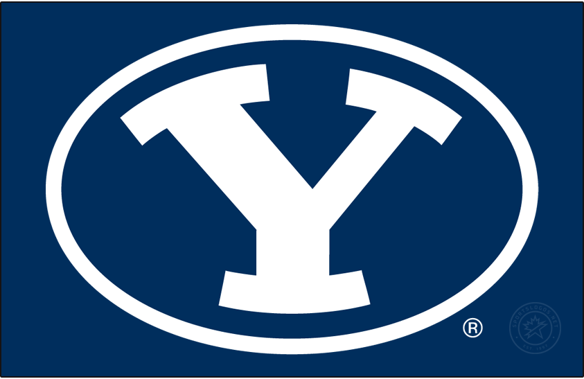 Brigham Young Cougars 2014-Pres Primary Dark Logo iron on transfers for T-shirts